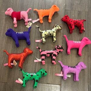 Victoria's Secret PINK Dog Plush Set - Multicolor